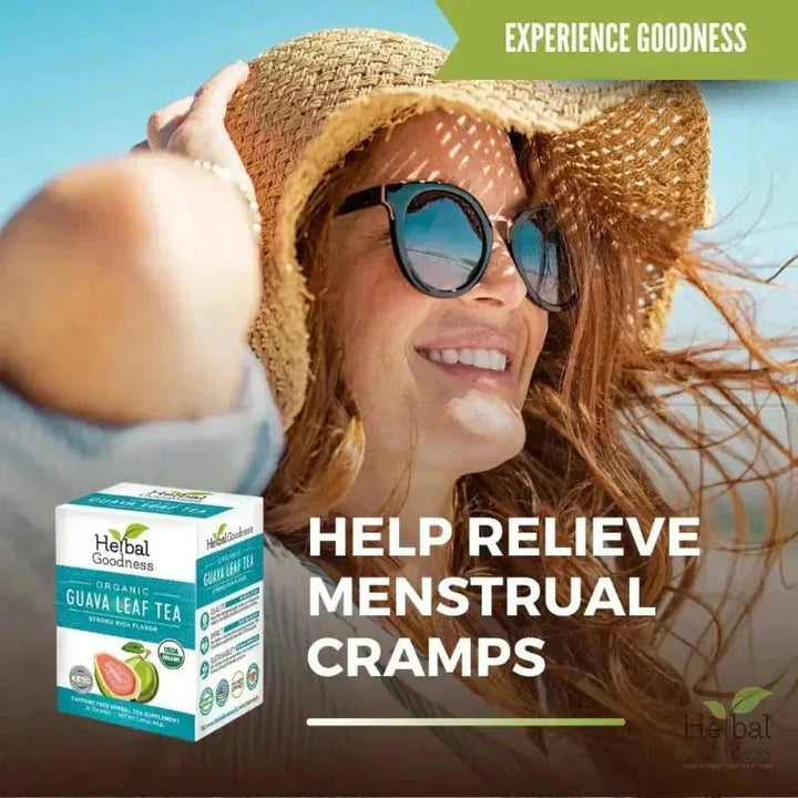 Guava Leaf Tea - Organic - Tea 24/2g - Caffeine-Free & Sustainably Sourced Tea & Infusions Herbal Goodness 