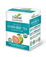 Guava Leaf Tea - Organic - Tea 24/2g - Caffeine-Free & Sustainably Sourced - Herbal Goodness