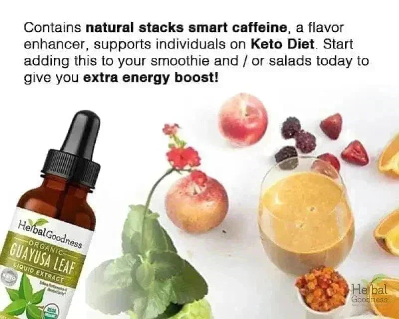 Guayusa Leaf Extract - Organic - Liquid Liquid Extract Herbal Goodness 