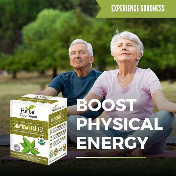 Guayusa Leaf Extract Tea - Organic 24/2g - Energy & Focus Support - Herbal Goodness Tea & Infusions Herbal Goodness 