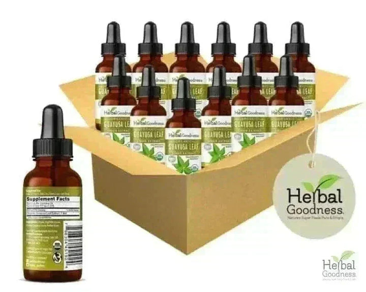 Guayusa Leaf - Organic 1oz 15X Liquid Extract - Energy & Natural Caffeine Liquid Extract Herbal Goodness 1 oz Case(12) 
