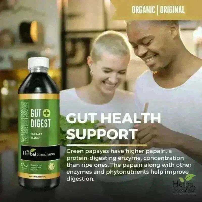 Gut Digest Plus - Organic 15X Liquid Extract - Gut & Immunity Liquid Extract Herbal Goodness 