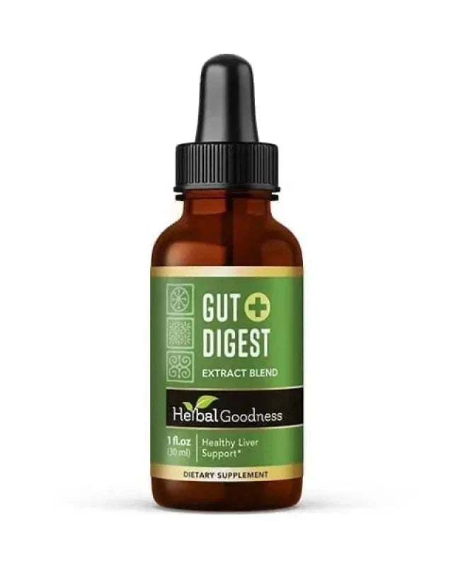 Gut Digest Plus - Organic 15X Liquid Extract - Gut & Immunity Liquid Extract Herbal Goodness 1 oz 