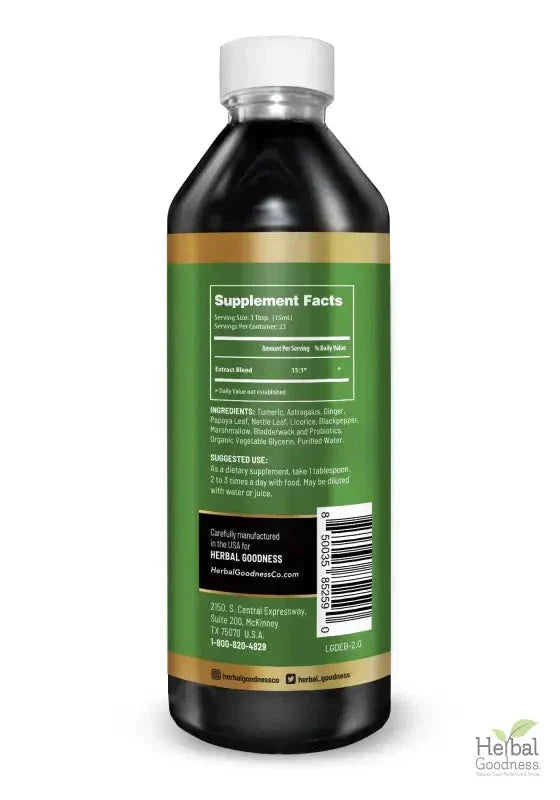 Gut Digest Plus - Organic 1oz 15X Liquid Extract - Gut & Immunity Liquid Extract Herbal Goodness 