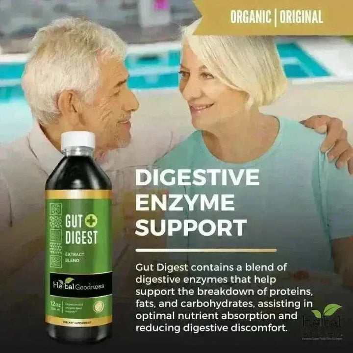 Gut Digest Plus - Organic 1oz 15X Liquid Extract - Gut & Immunity Liquid Extract Herbal Goodness 