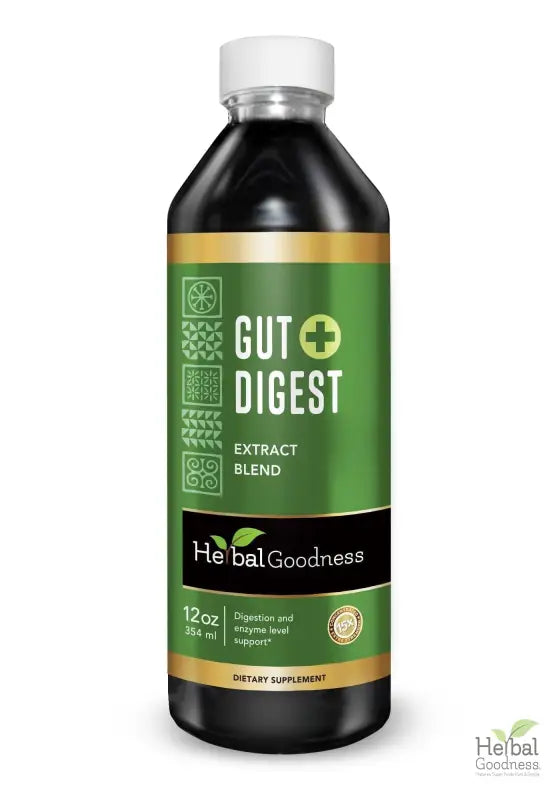 Gut Digest Plus - Organic 1oz 15X Liquid Extract - Gut &amp; Immunity Liquid Extract Herbal Goodness 12 oz 