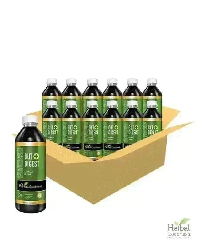Gut Digest Plus - Organic - Liquid Liquid Extract Herbal Goodness 12 oz Case(12) 