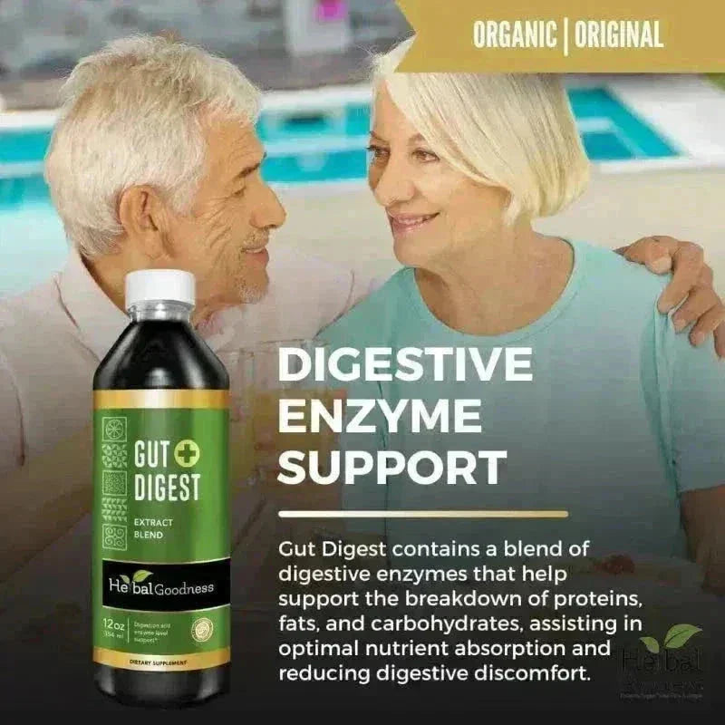 Gut Digest Plus - Organic - Liquid Liquid Extract Herbal Goodness 