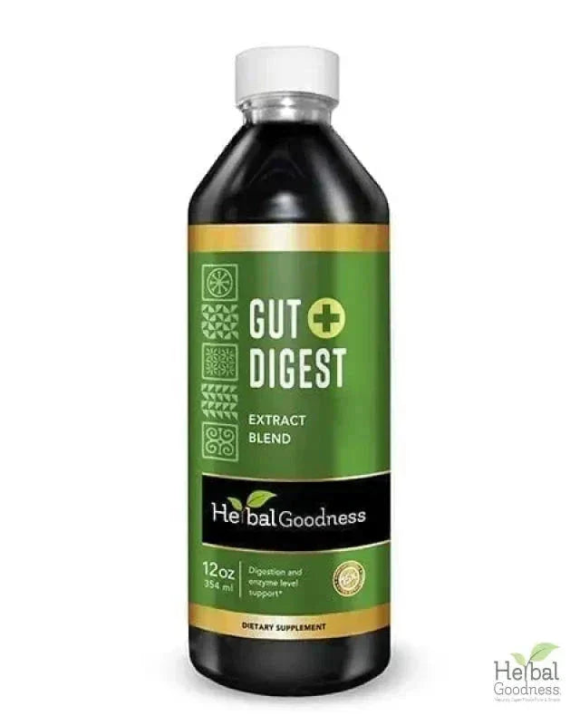Gut Digest Plus - Organic - Liquid - Herbal Goodness Liquid Extract Herbal Goodness 12 oz 