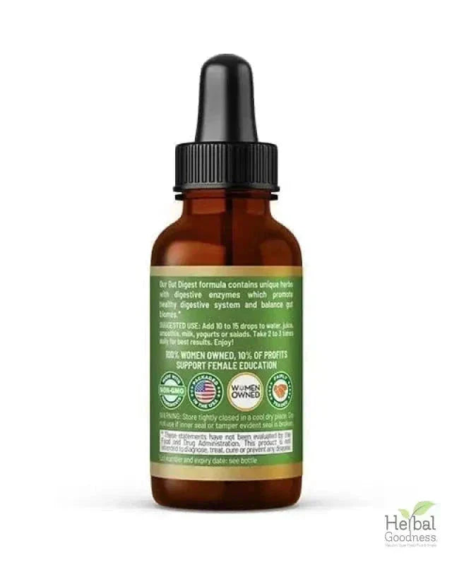 Gut Digest Plus - Organic - Liquid - Herbal Goodness Liquid Extract Herbal Goodness 