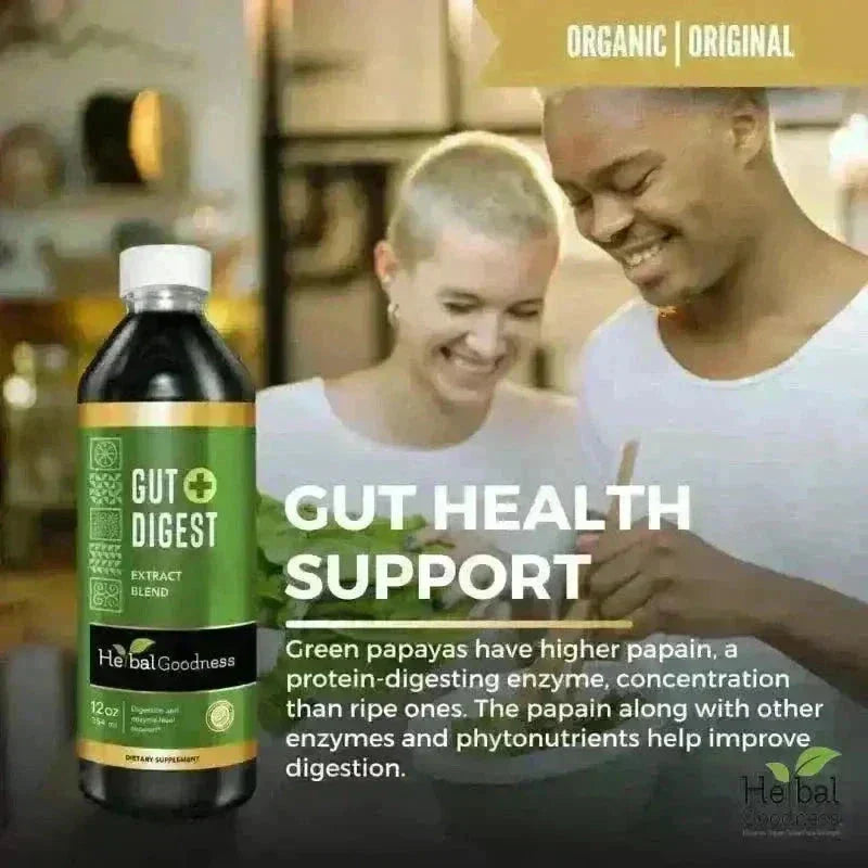 Gut Digest Plus - Organic 15X Liquid Extract - Gut & Immunity Liquid Extract Herbal Goodness 
