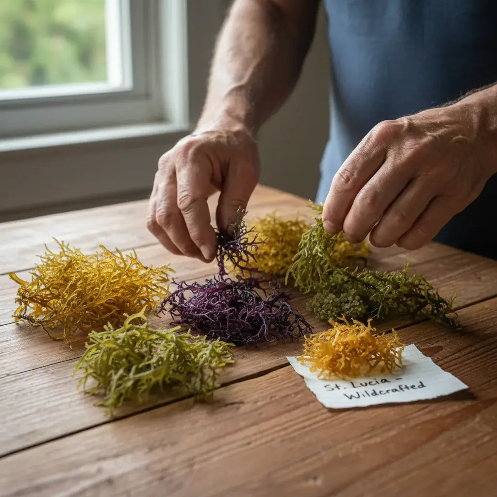 Sea moss harvesting environment