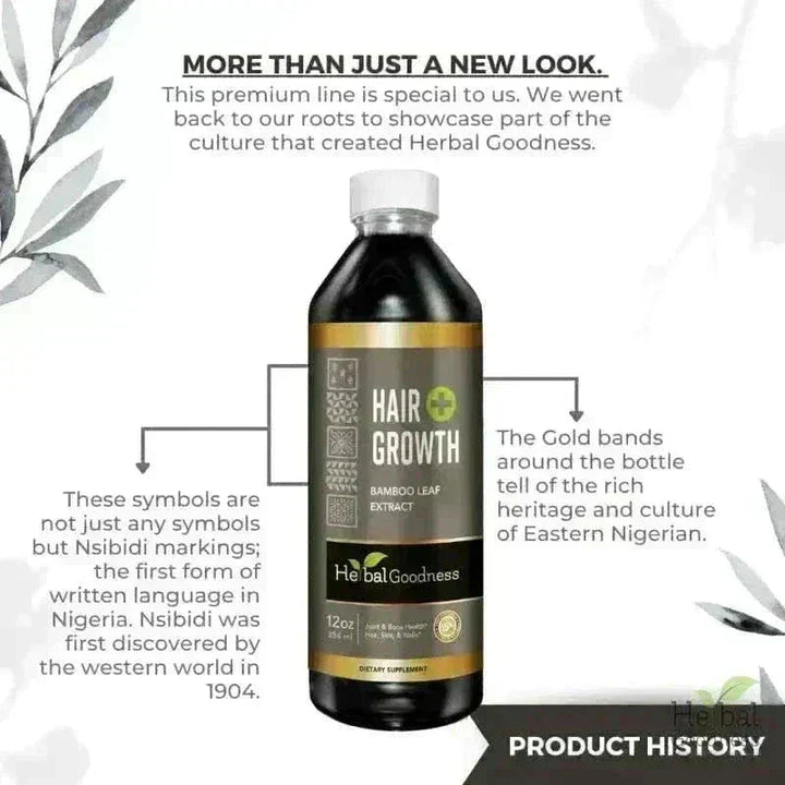 Hair Growth - 15X Liquid Extract - Hair & Follicles Liquid Extract Herbal Goodness 