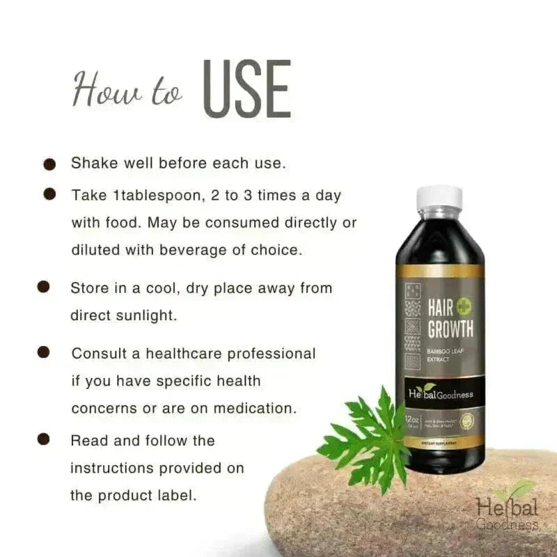 Hair Growth Plus - Organic - Liquid Tincture - Herbal Goodness Liquid Extract Herbal Goodness 