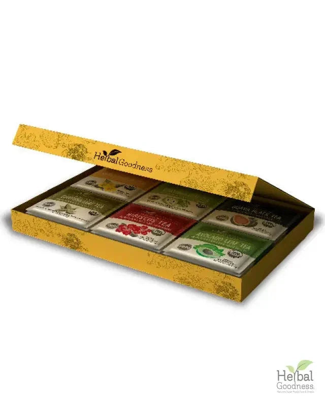 Herbal Tea Gift Set – Wellness Tea Gift Variety Collection - 24 Teabags Tea &amp; Infusions Herbal Goodness 