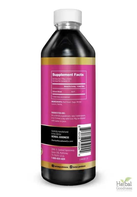 Hormone Harmony - 15X Liquid Extract - Female Menopausal Aid Liquid Extract Herbal Goodness 