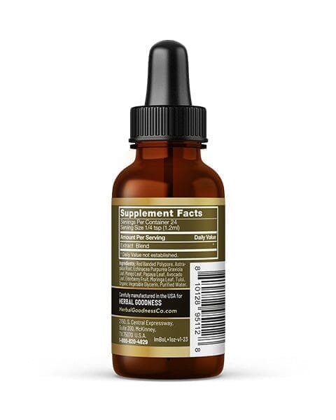 Immune Boost - 1oz 15X Liquid Extract - Immunity & Gut Liquid Extract Herbal Goodness 