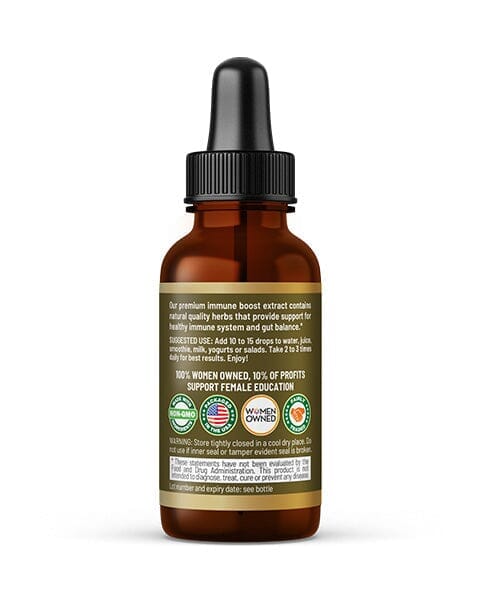 Immune Boost - 1oz 15X Liquid Extract - Immunity & Gut Liquid Extract Herbal Goodness 