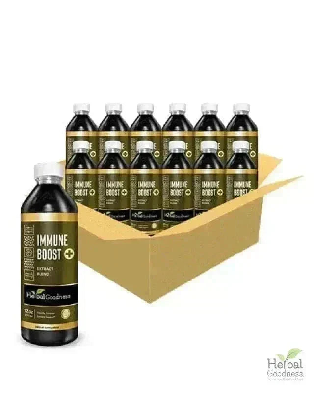 Immune Boost Plus Liquid Extract Liquid Extract Herbal Goodness 12 oz Case (12) 