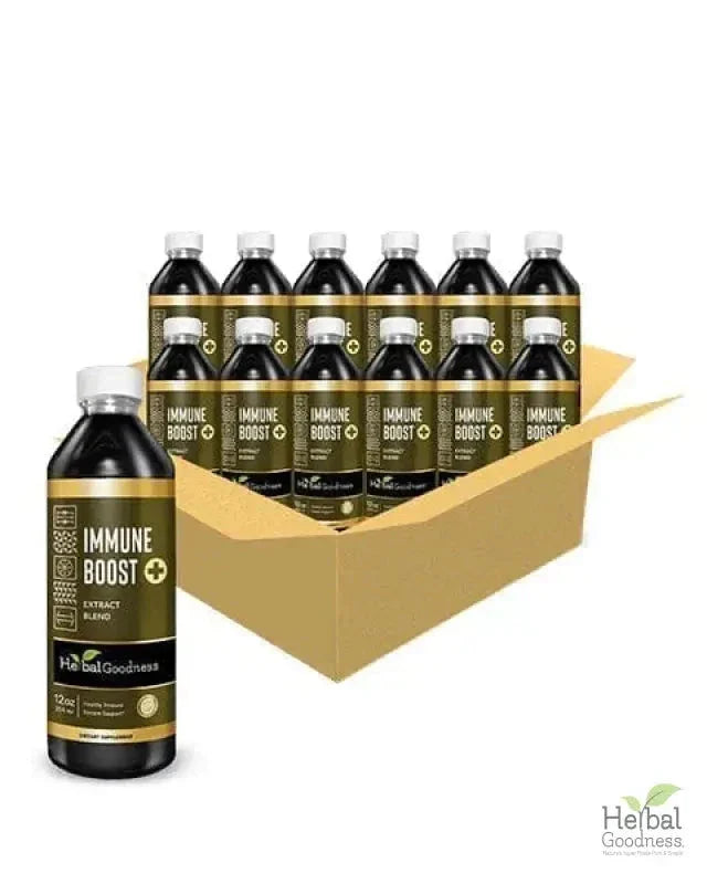 Immune Boost Plus Liquid Extract - Immunity Boost, Health and Wellness - Herbal Goodness Liquid Extract Herbal Goodness 12 oz Case (12) 