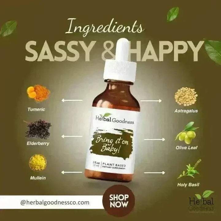 Bring it on Baby! - 2fl.oz - Energy & Vitality Liquid Extract Herbal Goodness 