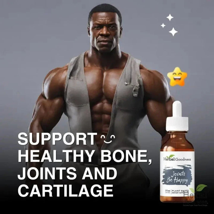 Joints Be Happy 2fl.oz - Plant Based - Dietary Supplement, support healthy bone, joints and cartilage - Herbal Goodness Liquid Extract Herbal Goodness 