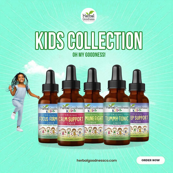 Kids Collection - Liquid Extract- 1oz - Herbal Goodness Liquid Extract Herbal Goodness 