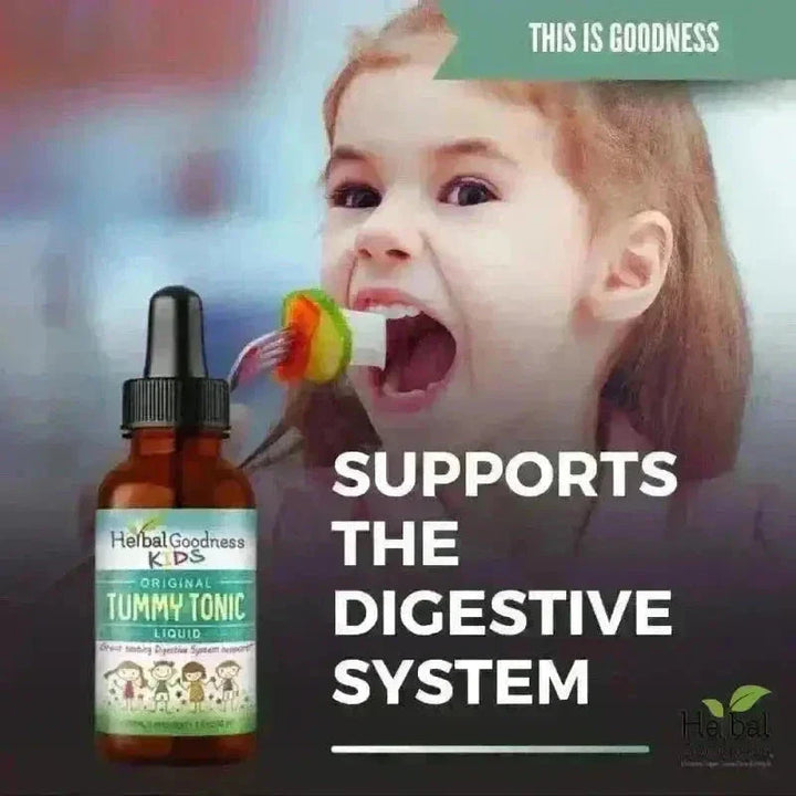 Kids Plant-Based Supplements - 1oz - Organic 15X Liquid Extract - Focus, Calm, Sleep, Tummy Liquid Extract Herbal Goodness 