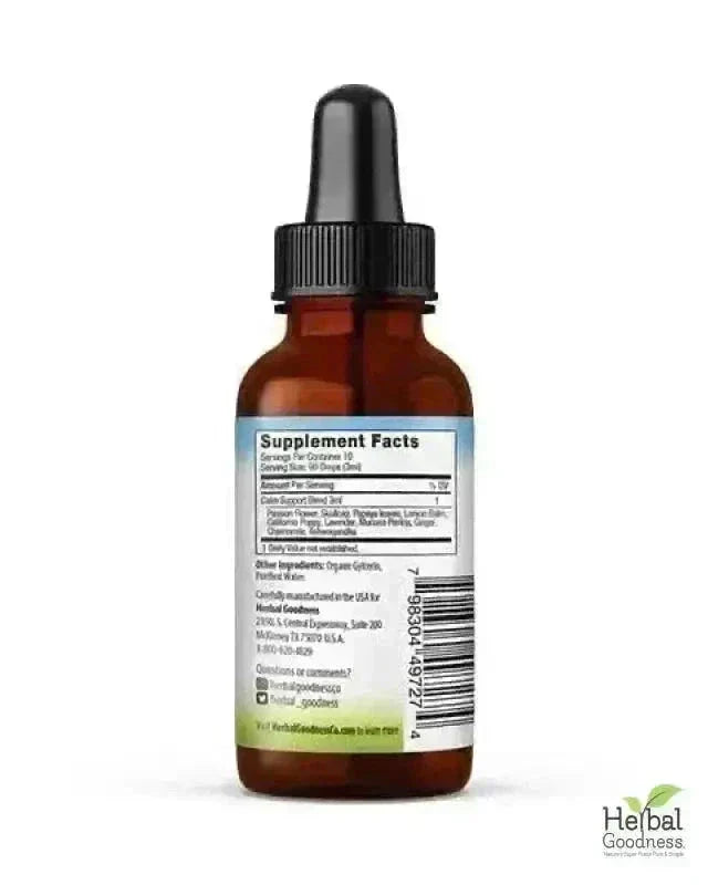 Kids Plant-Based Supplements - 1oz - Organic 15X Liquid Extract - Focus, Calm, Sleep, Tummy Liquid Extract Herbal Goodness 