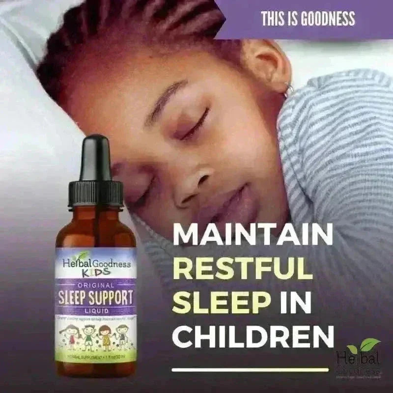 Kids Plant-Based Supplements - 1oz - Organic 15X Liquid Extract - Focus, Calm, Sleep, Tummy Liquid Extract Herbal Goodness 