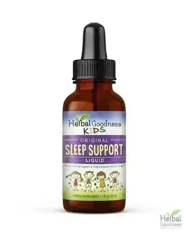 Kids Plant-Based Supplements - 1oz - Organic 15X Liquid Extract - Focus, Calm, Sleep, Tummy Liquid Extract Herbal Goodness Sleep Support 