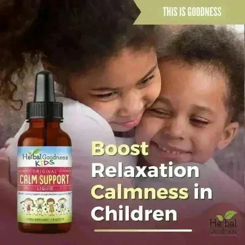 Kids Plant-Based Supplements - 1oz - Organic 15X Liquid Extract - Focus, Calm, Sleep, Tummy Liquid Extract Herbal Goodness 
