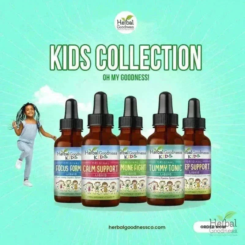Kids Plant-Based Liquid Extracts - 1oz Liquid Extract Herbal Goodness 