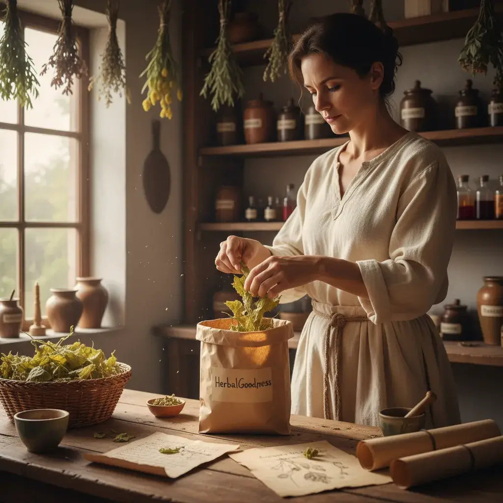 herbal label reading