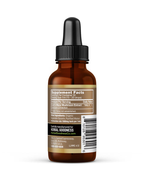 Lion’s Mane Mushroom Liquid Extract - Boosts Immunity Buy