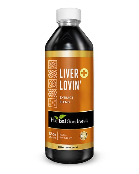 Liver Lovin' Liquid Extract – Herbal Blend Liquid Extract Herbal Goodness 12 oz 