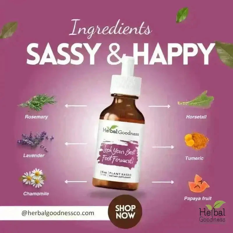 Look Your Best Foot Forward - 2fl.oz - Hair, Skin &amp; Nails Liquid Extract Herbal Goodness 