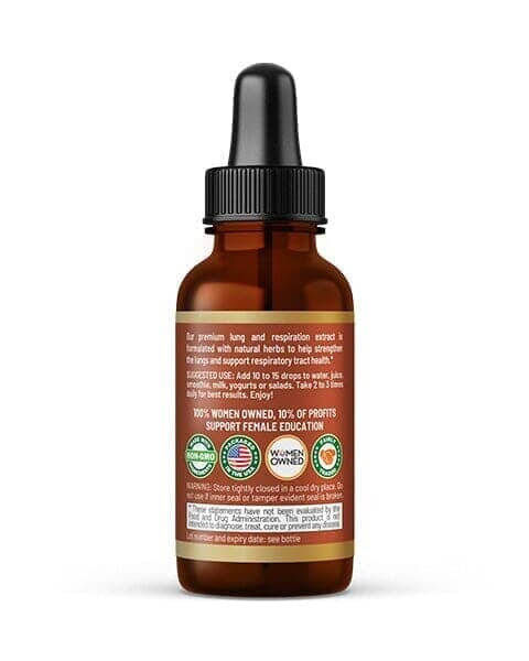 Lungs and Respiration - 15X Liquid Extract - Respiratory Liquid Extract Herbal Goodness 