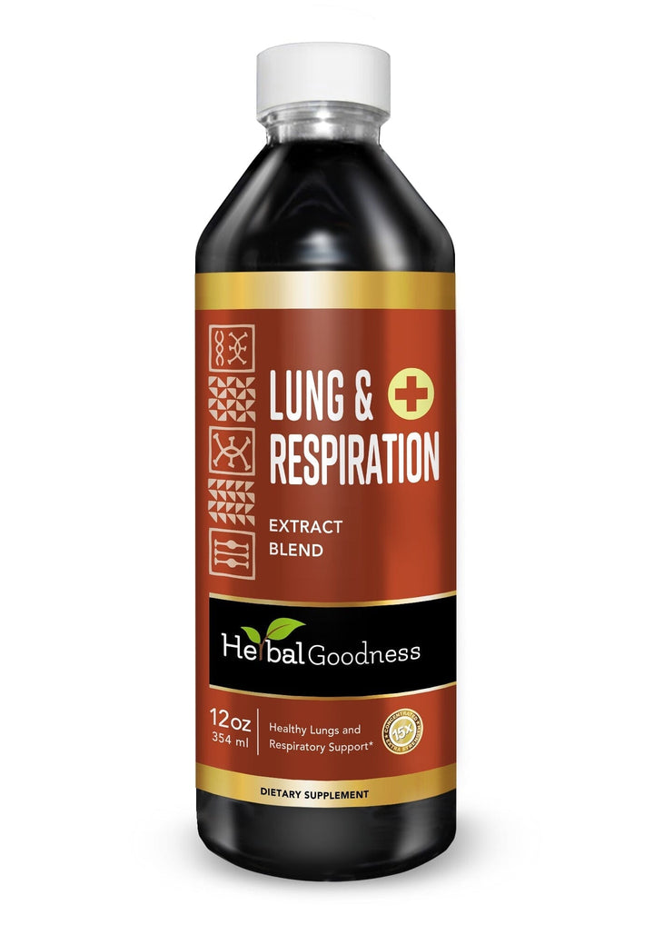 Lungs and Respiration Liquid Extract Liquid Extract Herbal Goodness 12 oz 