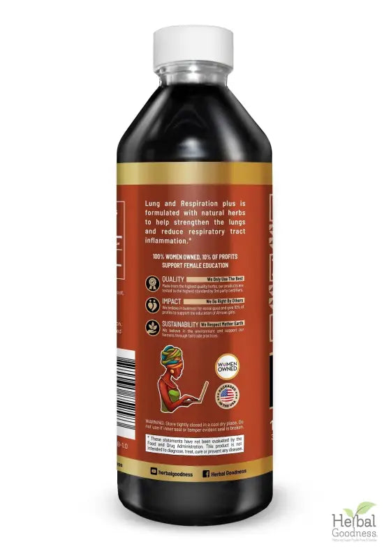 Lungs and Respiration - 15X Liquid Extract - Respiratory Liquid Extract Herbal Goodness 