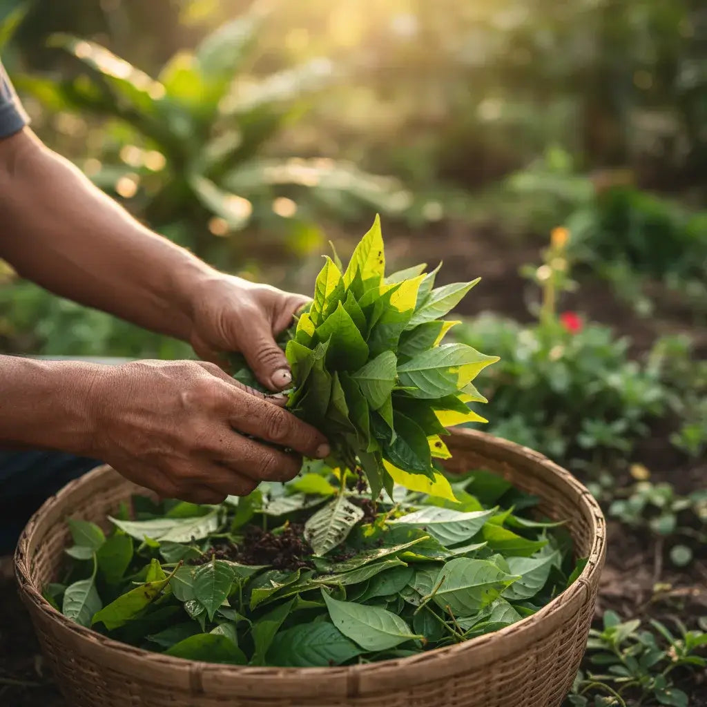 indigenous guayusa harvest