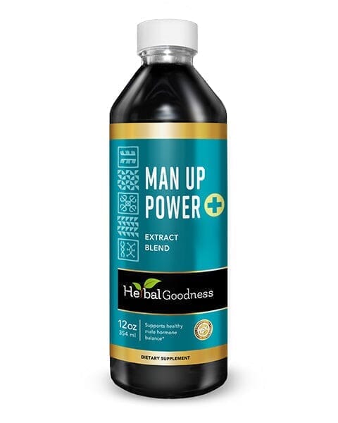 Man-Up Power - 15X Liquid Extract - Male Hormone & Vitality Liquid Extract Herbal Goodness 12 oz 