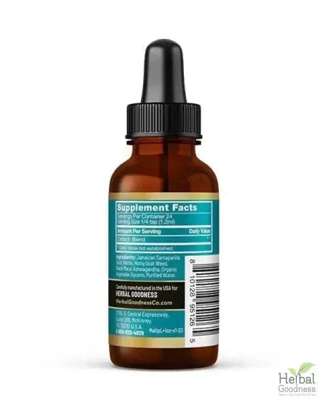 Man-Up Power - 15X Liquid Extract - Male Hormone & Vitality Liquid Extract Herbal Goodness 