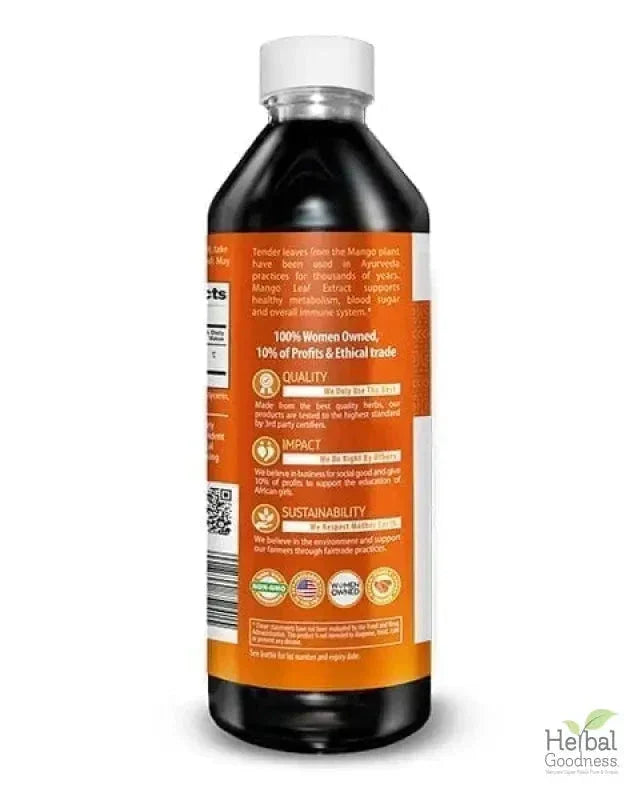 Mango Leaf Extract - Organic - Liquid - Metabolism, Gut & Immunity - Herbal Goodness Liquid Extract Herbal Goodness 