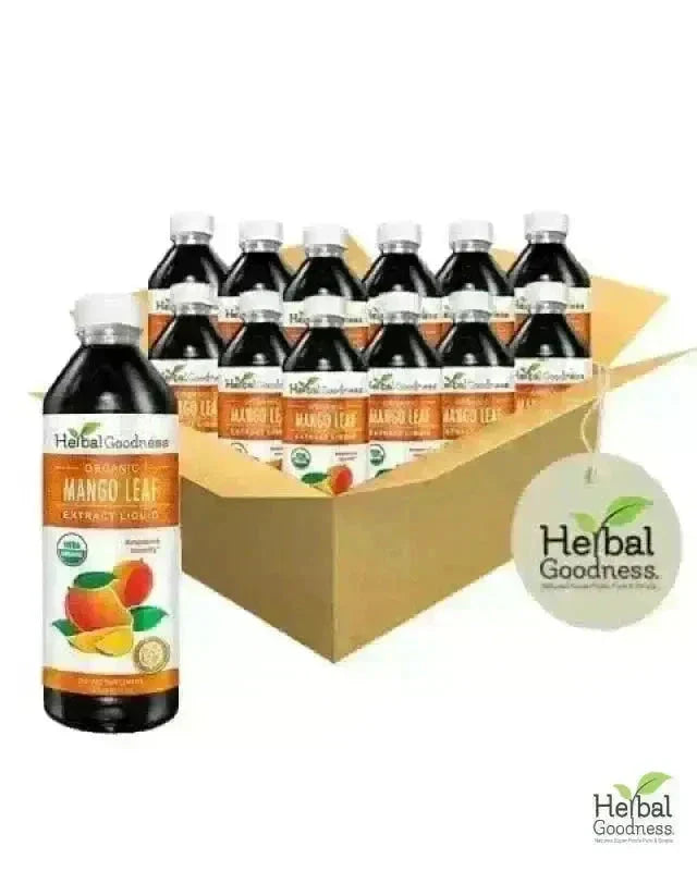 Mango Leaf - Organic 1oz 15X Liquid Extract - Heart Health Liquid Extract Herbal Goodness 12oz Case(12) 