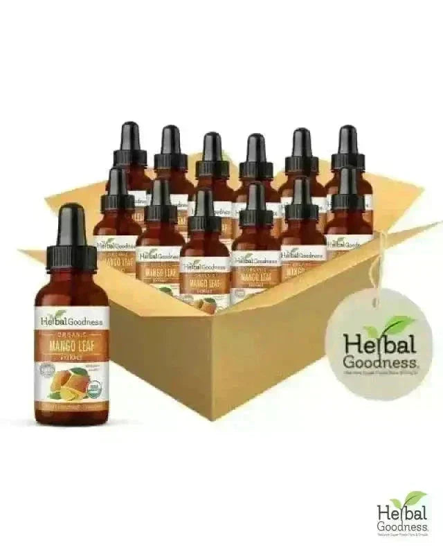 Mango Leaf - Organic 1oz 15X Liquid Extract - Heart Health Liquid Extract Herbal Goodness 1oz Case(12) 