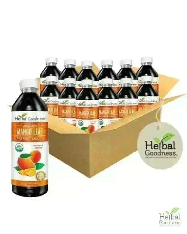 Mango Leaf - Organic 1oz 15X Liquid Extract - Heart Health Liquid Extract Herbal Goodness 12 oz Case(12) 