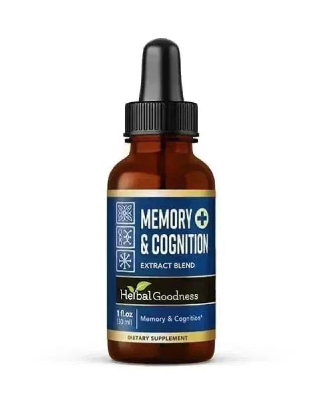 Memory and Cognition Liquid Extract - Herbal Goodness Liquid Extract Herbal Goodness 1 oz 