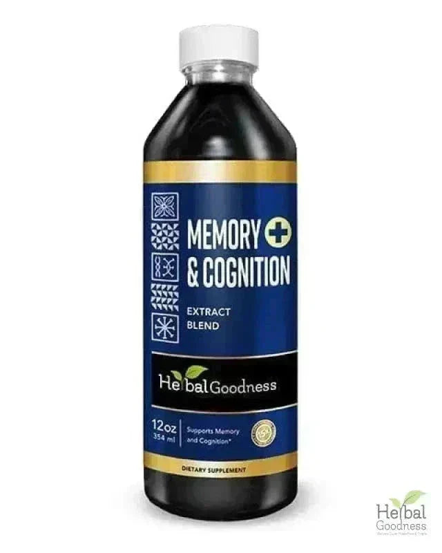 Memory and Cognition Liquid Extract - Herbal Goodness Liquid Extract Herbal Goodness 12 oz 