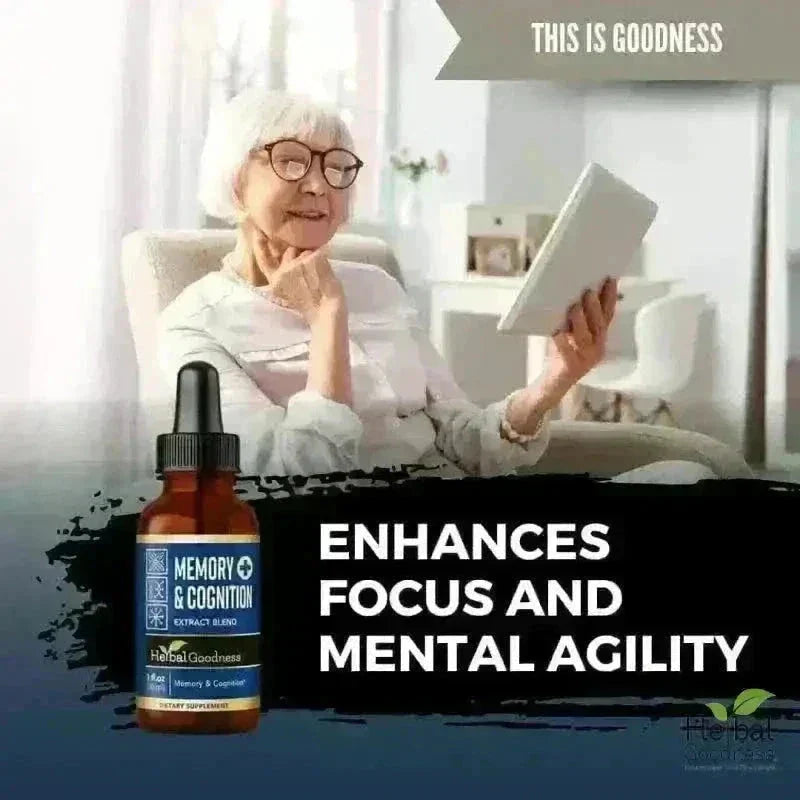 Memory & Cognition 15X Liquid | Brain & Focus Support | Herbal